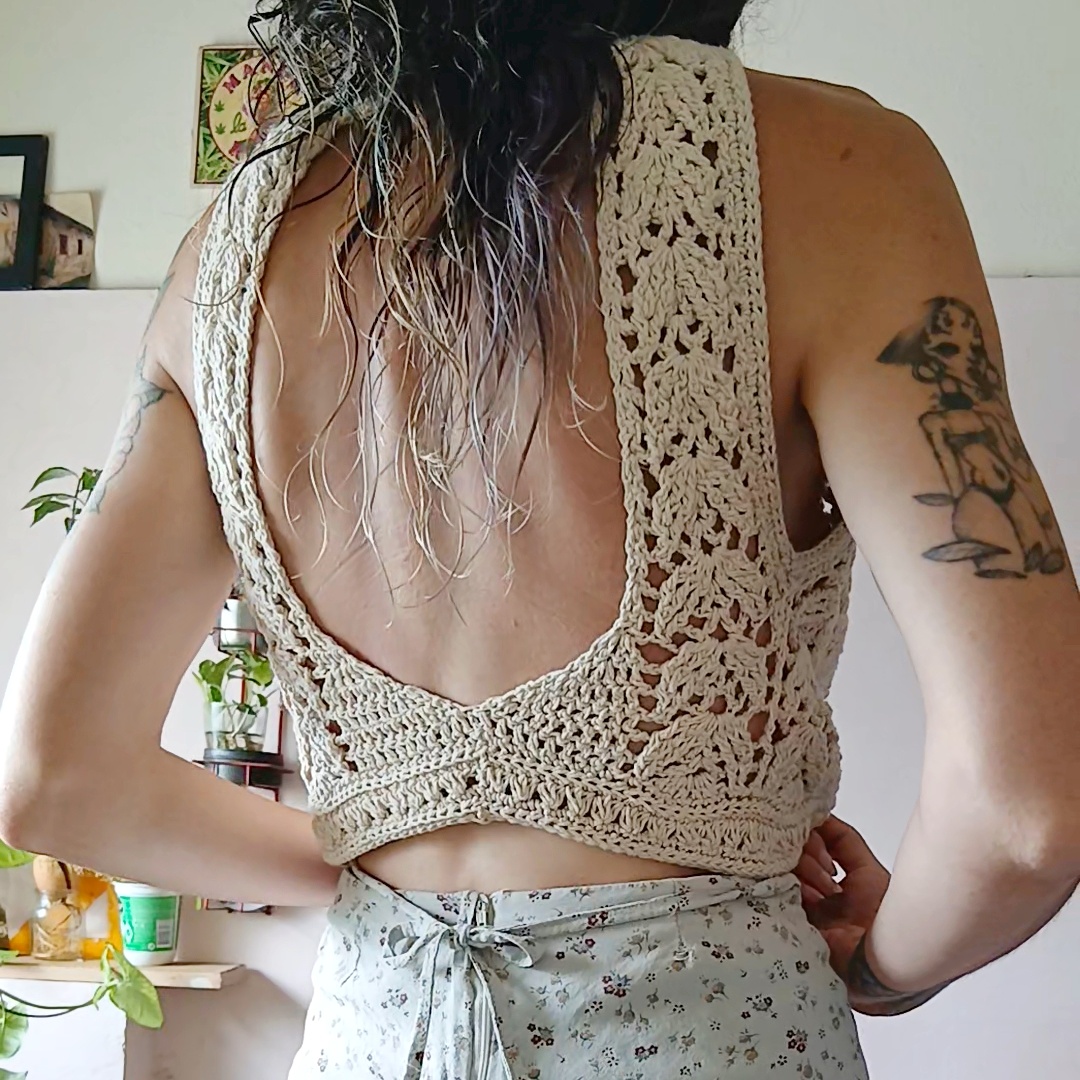 Muscu Janis | Musculosa a crochet sin costuras en una pieza - Imagen 4