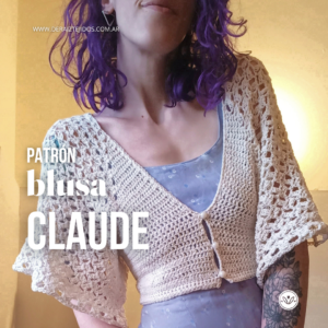 Blusa Claude | Crochet romántico calado con poco material