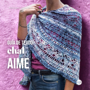 Chal Aime | Chal media luna a crochet