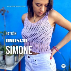 Muscu Simone | Crochet top down fácil y sin costuras