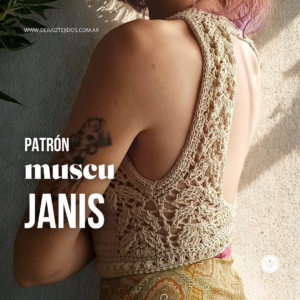 Muscu Janis | Musculosa a crochet sin costuras en una pieza