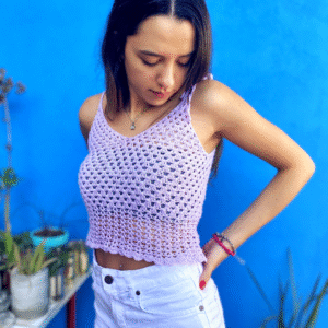 patron musculosa a crochet sin costuras apta principiante