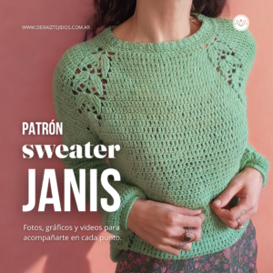 Sweater Janis | Sweater tejido a crochet sin costuras