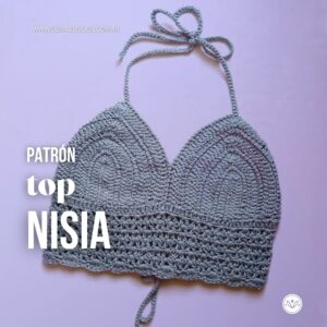 Top Nisia | Top con tazas a crochet en todas las medidas