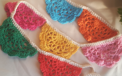 Tutorial banderín a crochet – ¡súper fácil y rápido!