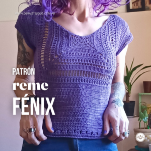 Reme Fénix | Tejé tu remera a crochet sin cálculos