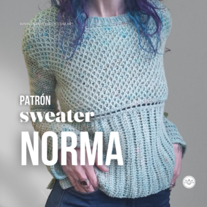 Sweater Norma | Una trama 100% a crochet