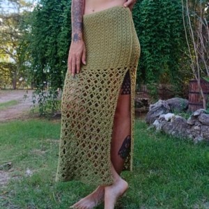 falda a crochet facil