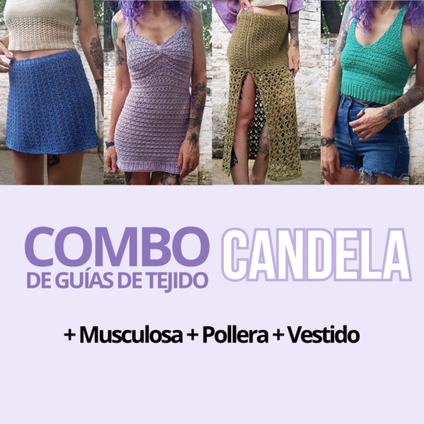 combo de guias de tejido de crochet para verano