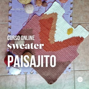 Curso online Sweater Paisajito | DIBUJA TEJIENDO CROCHET