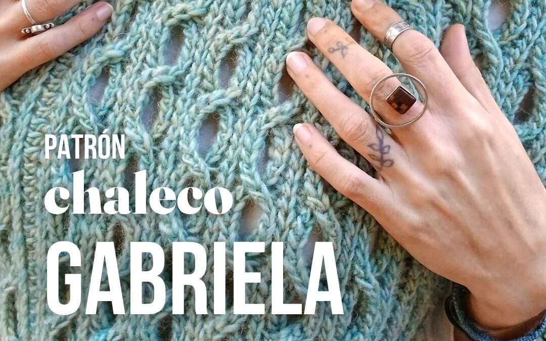 Chaleco Gabriela | Iniciación a las trenzas en relieve a crochet